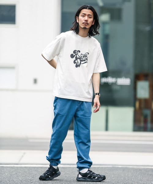 URBAN RESEARCH Sonny Label(アーバンリサーチサニーレーベル)の「ハイパーストレッチイージージョガーパンツ(その他パンツ・メンズ・ブラック/カーキ/インディゴブルー/ベージュ/ライトインディゴブルー・MEDIUM/LARGE)」の13枚目の写真