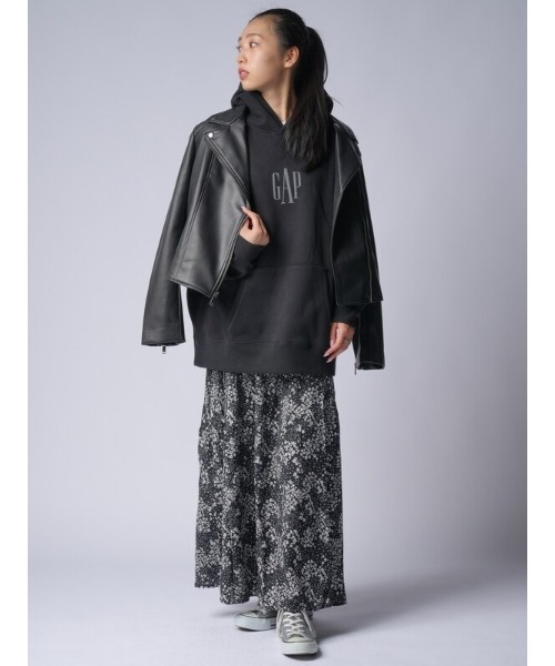 GAP（ギャップ）の「プリント マキシスカート（スカート・レディース・ベージュ系その他/ブラック系その他・L/XS/M/XXS/S）」の5枚目の写真