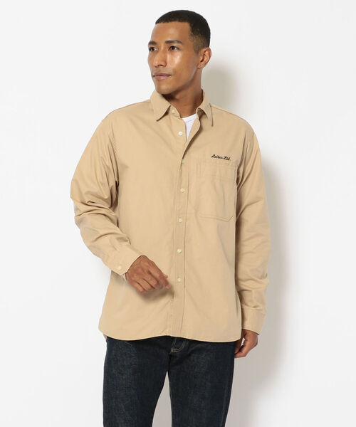 AVIREX（アヴィレックス）の「長袖 ピンナップガール シャツ / LS PIN UP GIRL SHIRT / アヴィレックス / AVIREX（シャツ/ブラウス・メンズ・ベージュ/セージグリーン/ホワイト・LARGE/XX-LARGE/X-LARGE/MEDIUM）」の6枚目の写真