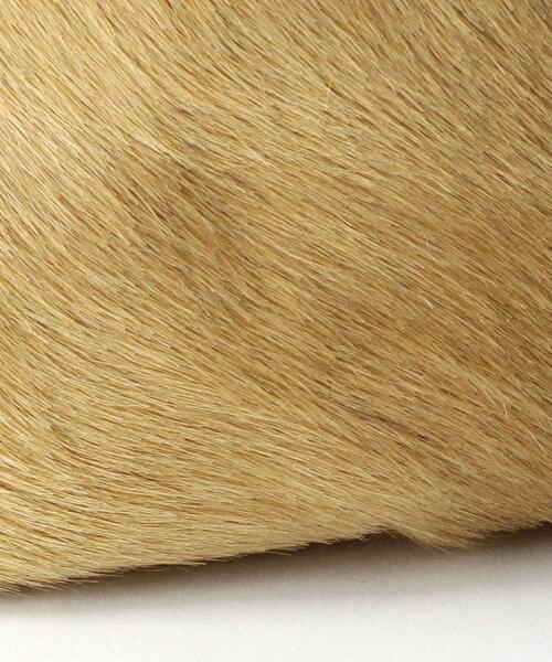 Manuel MILANO（マニュエルミラノ）の「＜Manuel MILANO＞レザー巾着 ショルダーバッグ◆（ショルダーバッグ・レディース・ベージュ・FREE）」の4枚目の写真