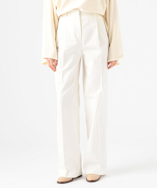 TOMORROWLAND (トゥモローランド)の「【別注】BERNARD ZINS×DES PRES SAND ワイドパンツ(チノパンツ・レディース・ホワイト・38/36)」の6枚目の写真