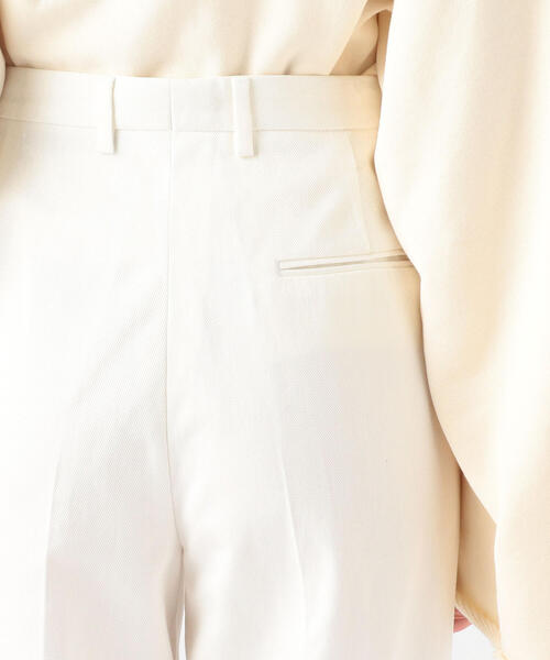 TOMORROWLAND (トゥモローランド)の「【別注】BERNARD ZINS×DES PRES SAND ワイドパンツ(チノパンツ・レディース・ホワイト・38/36)」の10枚目の写真