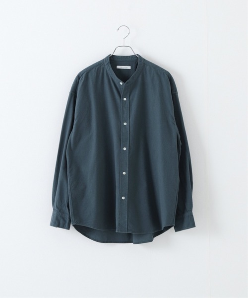 JOURNAL STANDARD(ジャーナルスタンダード)の「フランネル パターン バンドシャツ(シャツ/ブラウス・メンズ・ベージュ/ダークブルー/アイボリー/コバルトブルー/ホワイト/ブラック系その他・MEDIUM/SMALL/LARGE)」の6枚目の写真