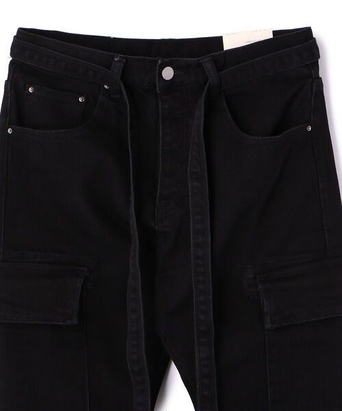 mnml（ミニマル）の「mnml/ミニマル/デニムカーゴパンツ/Denim CargoPants(M2019-P565)（カーゴパンツ・メンズ・ブラック/ブルー・34/32/30/28/29）」の14枚目の写真