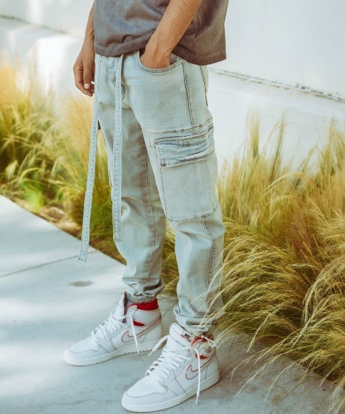 未使用品　mnml ミニマル　デニム　カーゴパンツ　36サイズ セール】mnml/ミニマル/デニムカーゴパンツ/Denim CargoPants