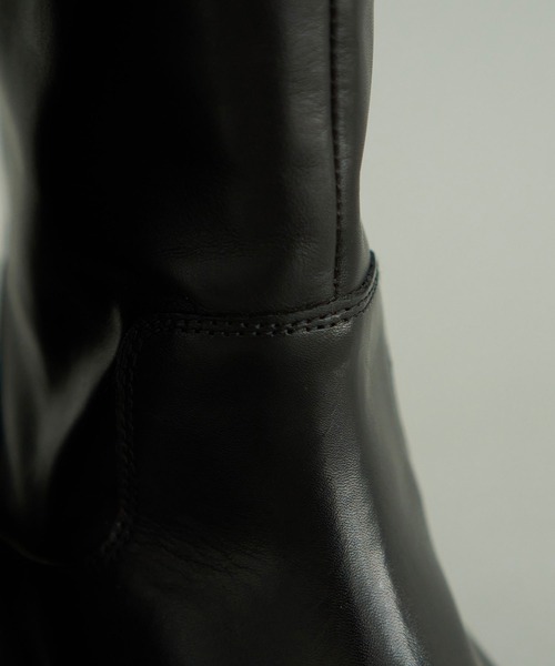 note et silence (ノートエシロンス)の「◇【 AMB100貨 】CORSO ROMA OX FORD ロングブーツ(ブーツ・レディース・ブラック・38/39/37)」の14枚目の写真