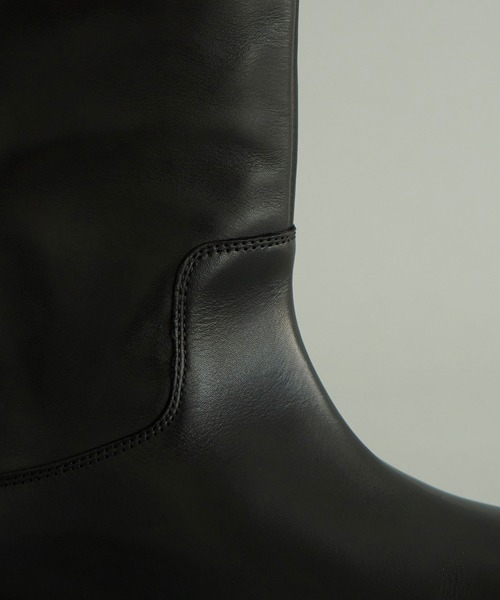 note et silence (ノートエシロンス)の「◇【 AMB100貨 】CORSO ROMA OX FORD ロングブーツ(ブーツ・レディース・ブラック・38/39/37)」の15枚目の写真