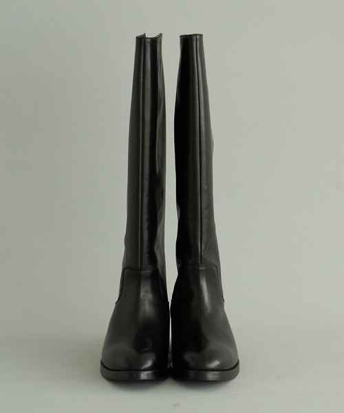 note et silence (ノートエシロンス)の「◇【 AMB100貨 】CORSO ROMA OX FORD ロングブーツ(ブーツ・レディース・ブラック・38/39/37)」の10枚目の写真
