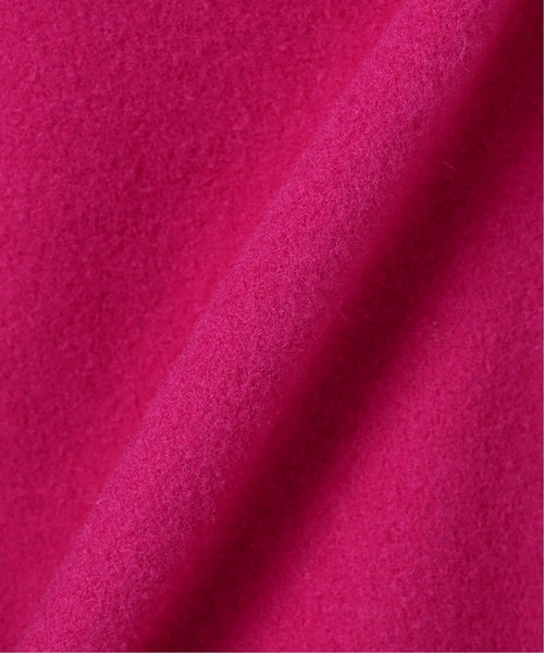 La TOTALITE（ラトータリテ）の「ウールモッサフレアマキシコート◆（ノーカラーコート・レディース・ナチュラル/ピンク/サックスブルー・FREE）」の9枚目の写真