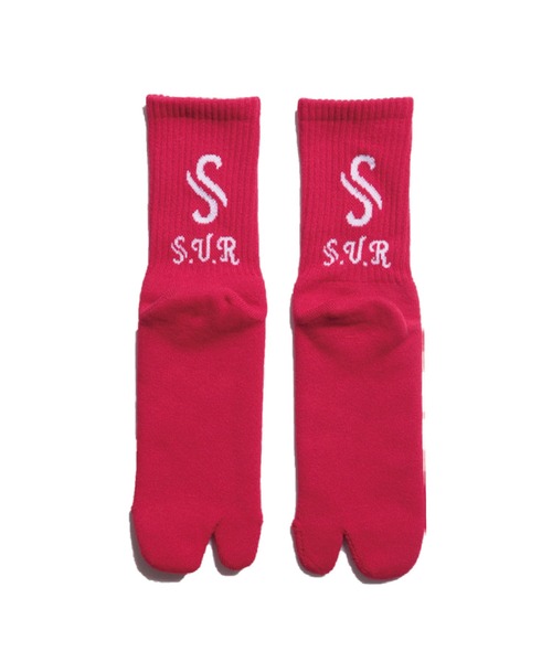 SURREAL(シュルリアル)の「【SURREAL/シュルリアル】Ninja socks(ソックス/靴下・メンズ・ホワイト/パープル/ブラック/レッド/ブラウン・FREE)」の1枚目の写真