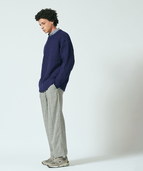 セール】【UNISEX】ケーブルクルー ニット（ニット/セーター