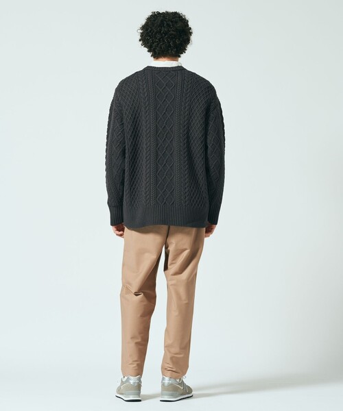 【セール】【UNISEX】ケーブルクルー ニット（ニット/セーター）｜J.PRESS YORK STREET（ジェイプレスヨークストリート）