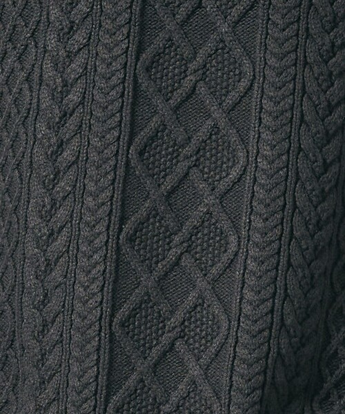 【セール】【UNISEX】ケーブルクルー ニット（ニット/セーター）｜J.PRESS YORK STREET（ジェイプレスヨークストリート）
