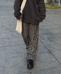 PairPair | チェックイージーパンツ(ユニセックス)(その他パンツ)