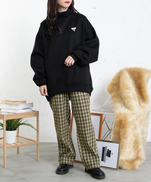 PairPair(ペアペア)の「チェックイージーパンツ(ユニセックス)(その他パンツ・レディース・ブラック/グリーン・MEDIUM/LARGE)」の16枚目の写真