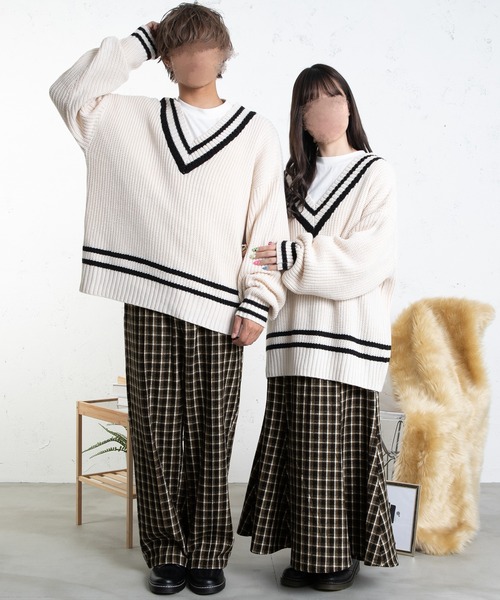 PairPair(ペアペア)の「チェックイージーパンツ(ユニセックス)(その他パンツ・レディース・ブラック/グリーン・MEDIUM/LARGE)」の13枚目の写真