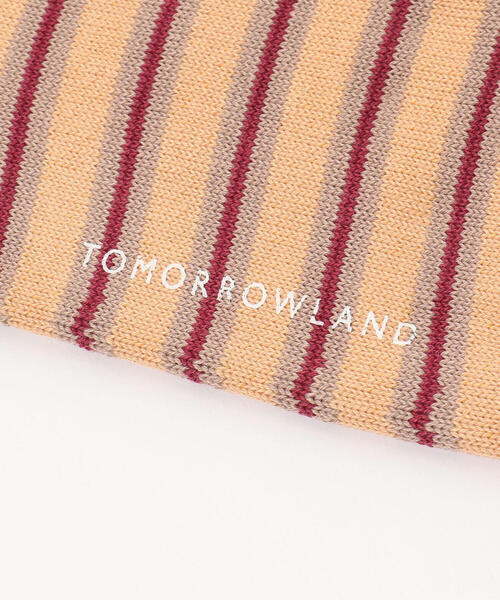 TOMORROWLAND (トゥモローランド)の「TOMORROWLAND コットンナイロン ボーダーソックス(ソックス/靴下・メンズ・ブラウン系その他/グレー系その他2/ブルー系その他3・FREE)」の7枚目の写真