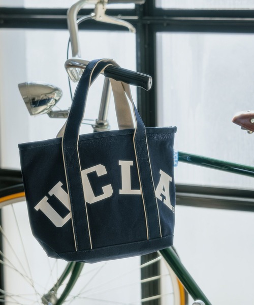 UCLA（ユーシーエルエー）の「【UCLA】キャンバストート（トートバッグ・レディース・ネイビー/ナチュラル・FREE）」の2枚目の写真