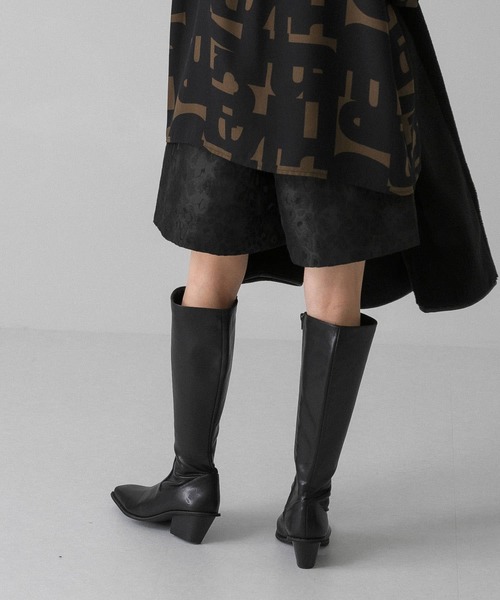 KBF（ケイビーエフ）の「ジャガードレオパードショートパンツ（その他パンツ・レディース・ブラック系その他/ベージュ系その他・ONE）」の5枚目の写真