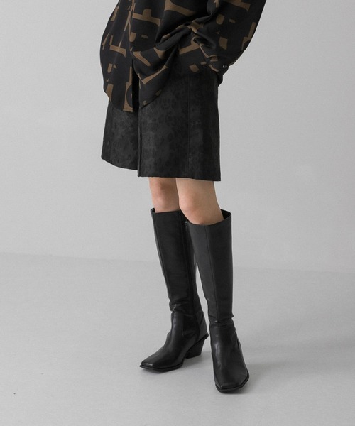 KBF（ケイビーエフ）の「ジャガードレオパードショートパンツ（その他パンツ・レディース・ブラック系その他/ベージュ系その他・ONE）」の3枚目の写真