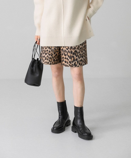 KBF（ケイビーエフ）の「ジャガードレオパードショートパンツ（その他パンツ・レディース・ブラック系その他/ベージュ系その他・ONE）」の17枚目の写真