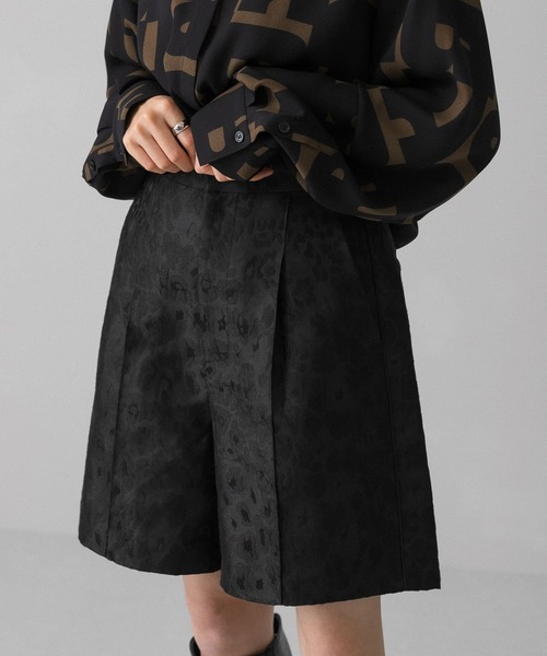 KBF（ケイビーエフ）の「ジャガードレオパードショートパンツ（その他パンツ・レディース・ブラック系その他/ベージュ系その他・ONE）」の11枚目の写真