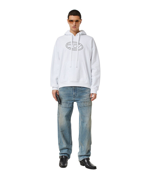 diesel スウェット トップス リラックスフィット DIESEL（ディーゼル）の「メンズ スウェット リラックスフィット