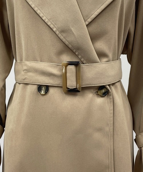 PICCIN(ピッチン)の「バックオーガンジーコート(トレンチコート・レディース・ベージュ・M/L)」の22枚目の写真