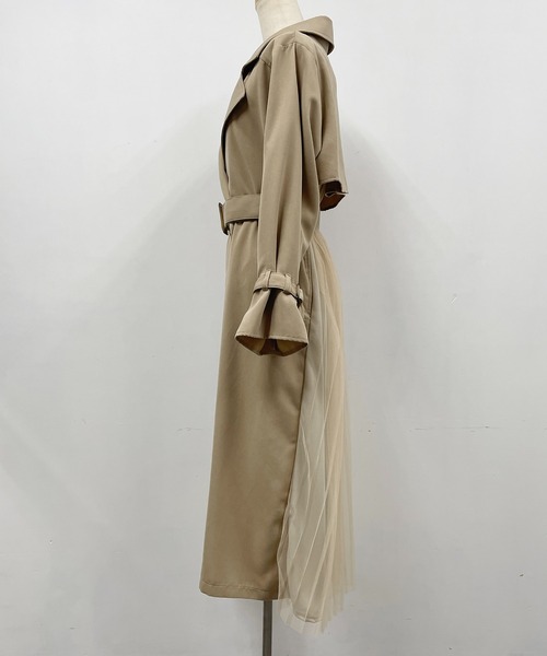 PICCIN(ピッチン)の「バックオーガンジーコート(トレンチコート・レディース・ベージュ・M/L)」の16枚目の写真