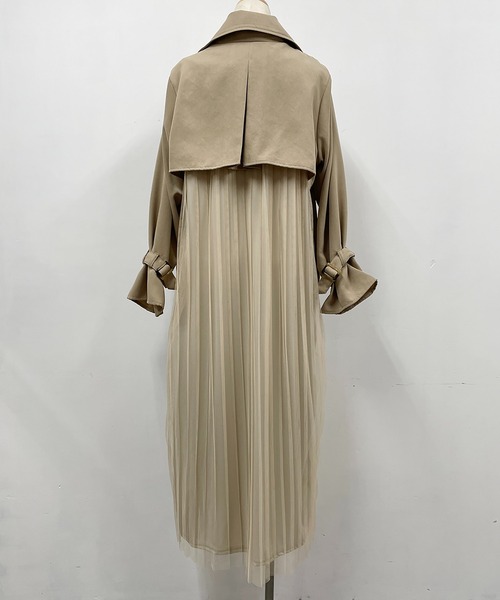 PICCIN(ピッチン)の「バックオーガンジーコート(トレンチコート・レディース・ベージュ・M/L)」の19枚目の写真