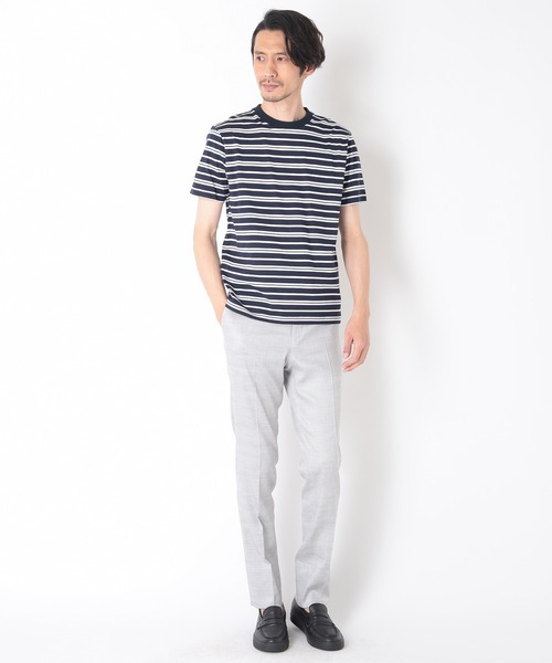 CROWDED CLOSET（クラウデッドクローゼット）の「リヨセルデニムオックスパンツ（デニムパンツ・メンズ・ネイビー/グレー・01/02/03/04）」の6枚目の写真