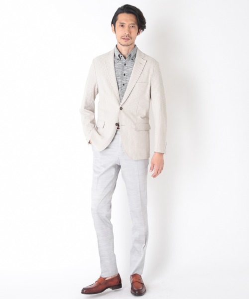 CROWDED CLOSET（クラウデッドクローゼット）の「リヨセルデニムオックスパンツ（デニムパンツ・メンズ・ネイビー/グレー・01/02/03/04）」の8枚目の写真