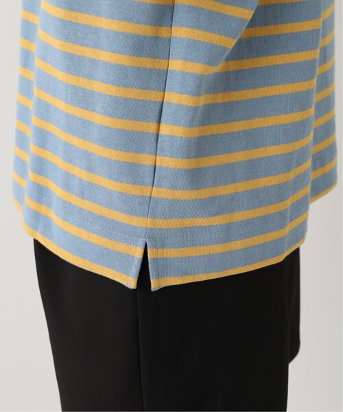 RAY CASSIN（レイカズン）の「ボーダーボートネックプルオーバー（Tシャツ/カットソー・レディース・オフホワイト/ブルー/ラベンダー・FREE）」の14枚目の写真