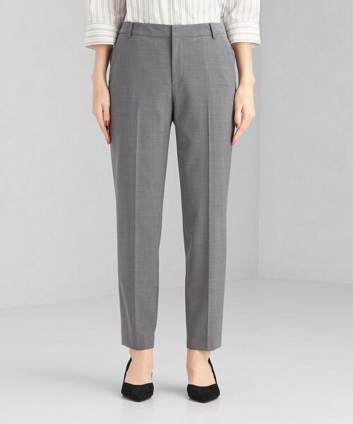 green label relaxing(グリーンレーベルリラクシング)の「TWトロピカル テーパード パンツ -ウォッシャブル・ストレッチ・防シワ-(スラックス・レディース・ブラック/ネイビー/グレー・44/46/40/38/42/36/34)」の4枚目の写真