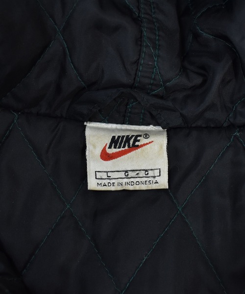 NIKE（ナイキ）の「【ヴィンテージ古着】90s NIKE ナイキ 中綿入り フルジップナイロンジャケット（ナイロンジャケット・メンズ・グリーン・LARGE）」の4枚目の写真