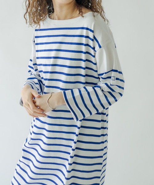 mystic（ミスティック）の「MONT KEMMEL バスクボーダーワンピース（ワンピース・レディース・ブラック/ブルー・FREE）」の5枚目の写真