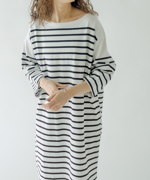 mystic（ミスティック）の「MONT KEMMEL バスクボーダーワンピース（ワンピース・レディース・ブラック/ブルー・FREE）」の15枚目の写真