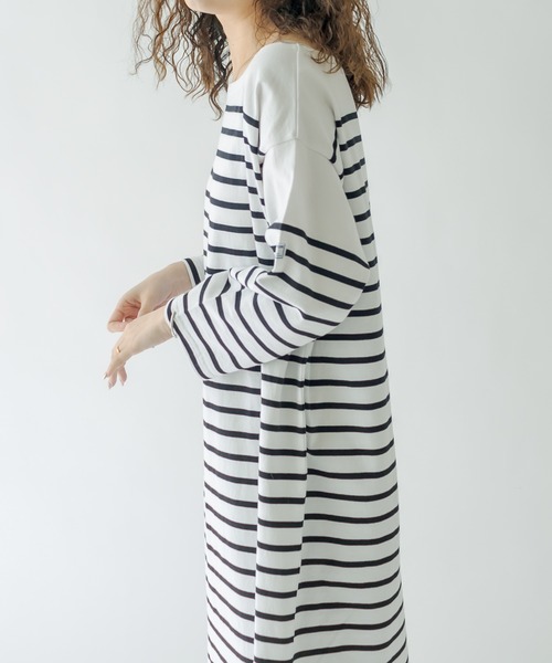 mystic（ミスティック）の「MONT KEMMEL バスクボーダーワンピース（ワンピース・レディース・ブラック/ブルー・FREE）」の17枚目の写真