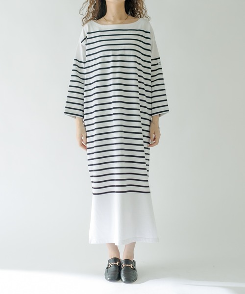 mystic（ミスティック）の「MONT KEMMEL バスクボーダーワンピース（ワンピース・レディース・ブラック/ブルー・FREE）」の19枚目の写真