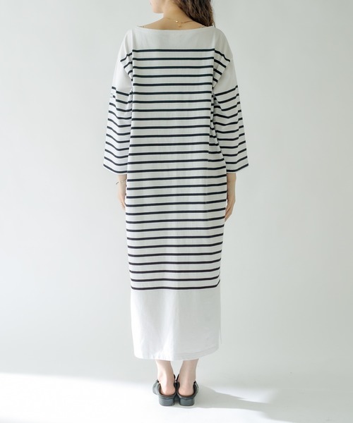 mystic（ミスティック）の「MONT KEMMEL バスクボーダーワンピース（ワンピース・レディース・ブラック/ブルー・FREE）」の21枚目の写真