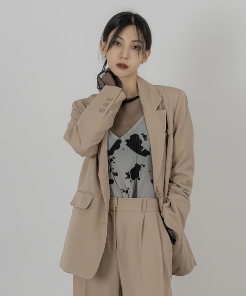 FOLLOWIN（フォロウィン）の「【FLW MADE/UNISEX】ポイントカラーシースルーロングＴシャツ（Tシャツ/カットソー・レディース・ブラック/ブラウン/グレー/レッド/ライム/ブルー/グリーン/アイボリー・FREE）」の19枚目の写真