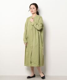 KOBE LETTUCE | ピンタックフレアシャツワンピース(シャツワンピース)