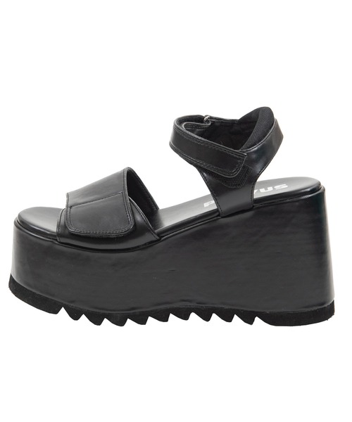 PUNYUS（プニュズ）の「厚底ベルクロサンダル（サンダル・レディース・ブラック・1/2/3/4）」の8枚目の写真