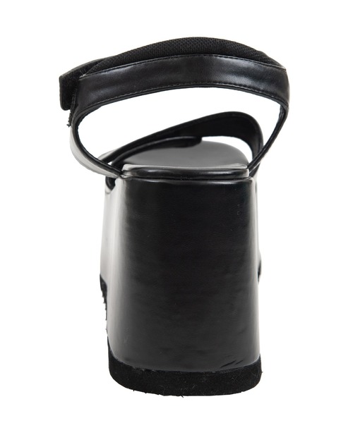 PUNYUS（プニュズ）の「厚底ベルクロサンダル（サンダル・レディース・ブラック・1/2/3/4）」の9枚目の写真