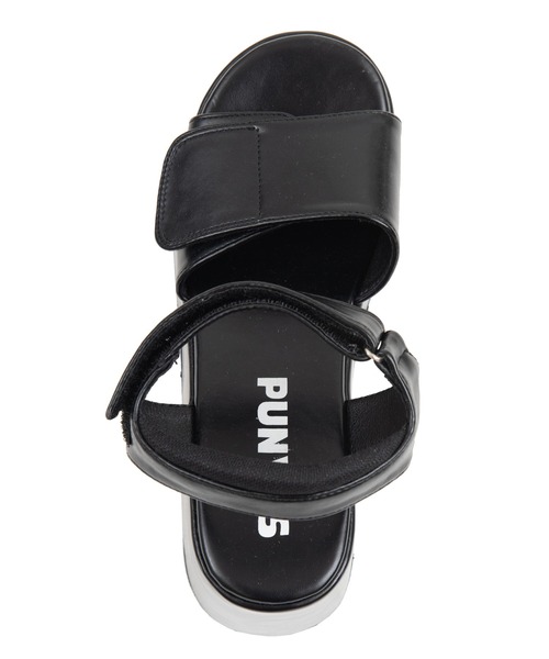 PUNYUS（プニュズ）の「厚底ベルクロサンダル（サンダル・レディース・ブラック・1/2/3/4）」の10枚目の写真