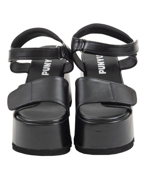 PUNYUS（プニュズ）の「厚底ベルクロサンダル（サンダル・レディース・ブラック・1/2/3/4）」の11枚目の写真