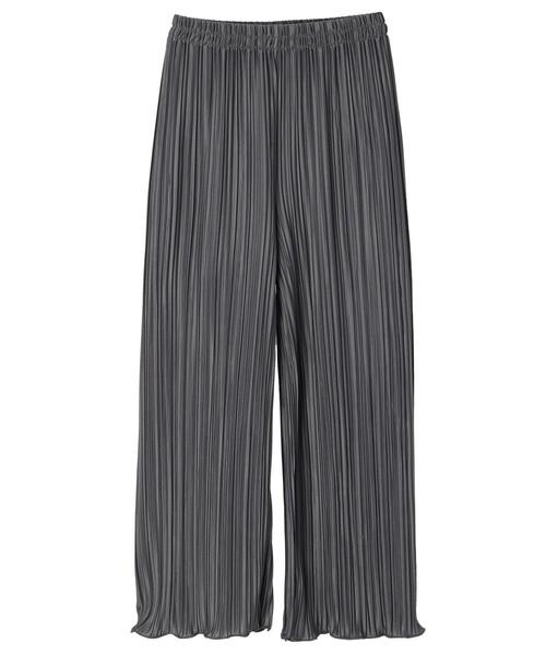 Green　Parks（グリーンパークス）の「・novem9 ランダムプリーツパンツ（その他パンツ・レディース・ブラック/モカ/イエロー/ブルー/チャコールグレー/グリーン・FREE）」の22枚目の写真