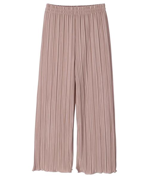 Green　Parks（グリーンパークス）の「・novem9 ランダムプリーツパンツ（その他パンツ・レディース・ブラック/モカ/イエロー/ブルー/チャコールグレー/グリーン・FREE）」の16枚目の写真