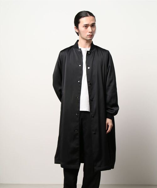 Lui's（ルイス）の「サテンロングブルゾン（ブルゾン・メンズ・ホワイト/ブラック・MEDIUM/SMALL）」の10枚目の写真