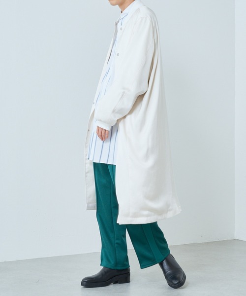 Lui's（ルイス）の「サテンロングブルゾン（ブルゾン・メンズ・ホワイト/ブラック・MEDIUM/SMALL）」の13枚目の写真